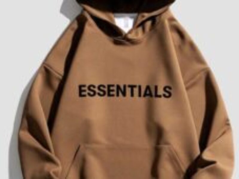 Brown Essentials Hoodie