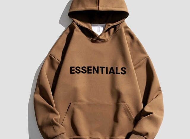 Brown Essentials Hoodie