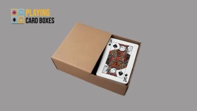 playing cards boxes